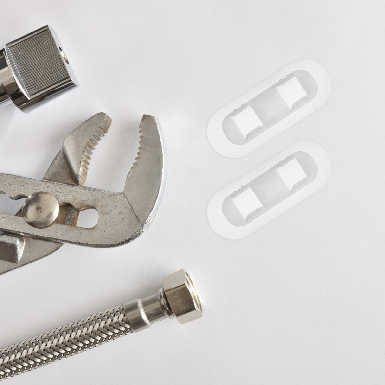 Drain Pipe Clip - 20 unidades de abrazaderas autoadhesivas para