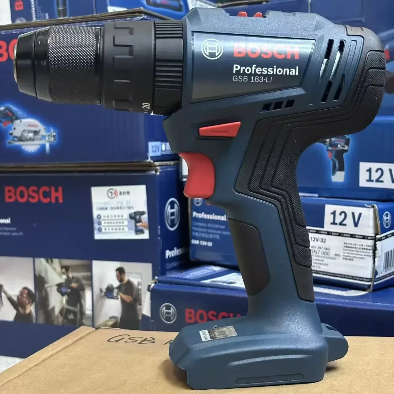 Bosch Drill Gsb 18V - Taladro de impacto sin escobillas Bosch